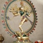 Large Brass Nataraja with Stonework | 36" x 30.5" x 11" | 35 kg | BudhShiv Crafted | Monumental Cosmic Dance | Temple Art | Jaipurio